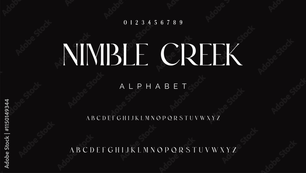 Elegant alphabet letters logo font and number. Luxury Classic Modern Serif Lettering Minimal Fashion. Typography decoration fonts for branding, wedding, logos. vector illustration Elegant alphabet letters logo font and number. Luxury Classic Modern Serif Lettering Minimal Fashion. Typography decoration fonts for branding, wedding, logos. vector illustration