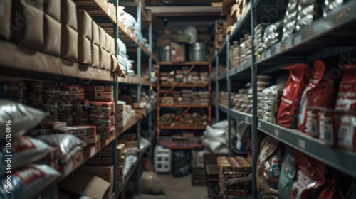 Wallpaper Mural Supply Depot: A central storage facility where critical supplies are stored and distributed, often utilized in military and disaster relief operations.
 Torontodigital.ca