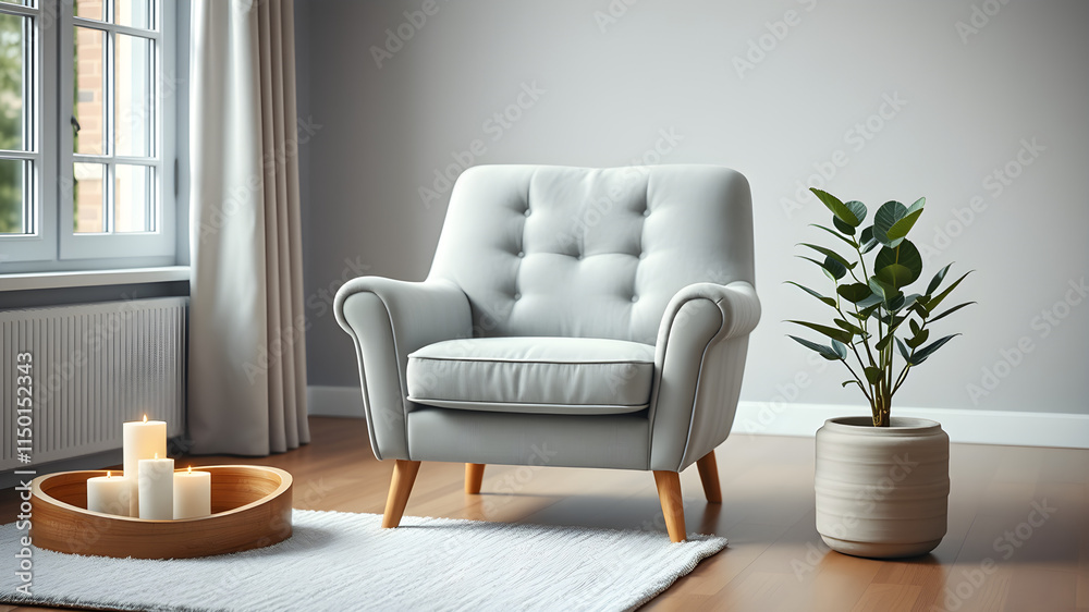 Fototapeta premium Cozy Armchair Retreat 