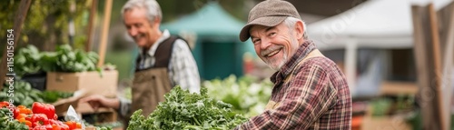 Seniors Managing Vegetable ...