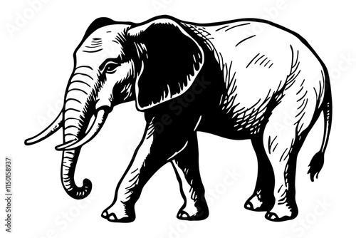 illustration of an elephant