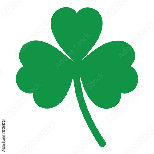 four leaf clover isolated