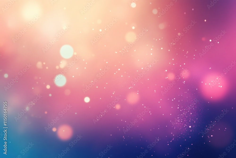 Soft Blurry Background with Colorful Bokeh Effect Soft Blurry Background with Colorful Bokeh Effect