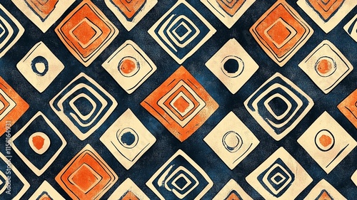 Wallpaper Mural Image of fabric pattern Torontodigital.ca