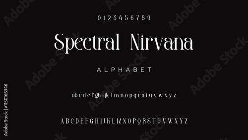Luxury serif font in modern style. Elegant wedding alphabet letters font and number. Typography Luxury classic lettering serif fonts decorative vintage retro logo