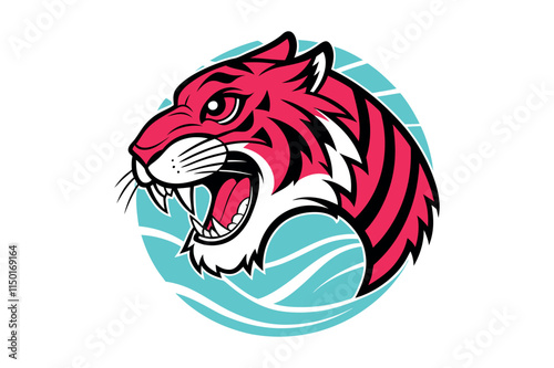 Wallpaper Mural tiger logo Torontodigital.ca