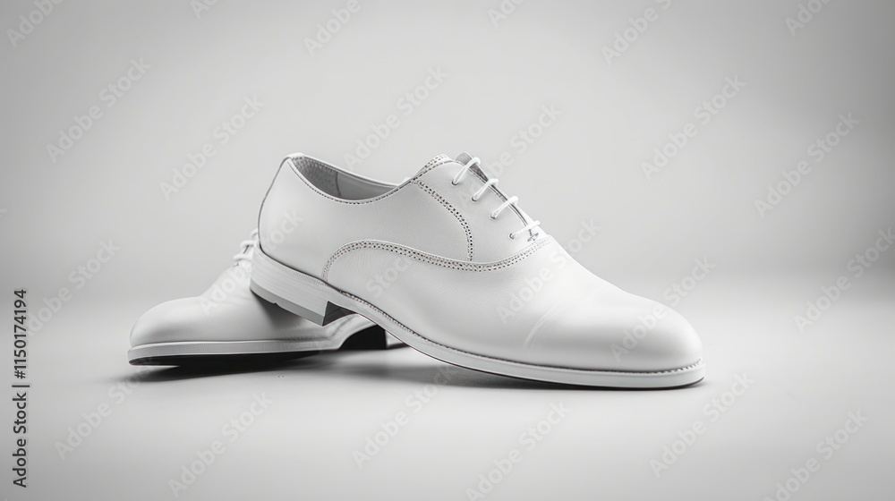 A classic pair of men's shoes on white, with a clean and polished design for everyday use, A classic pair of men's shoes on white, with a clean and polished design for everyday use,