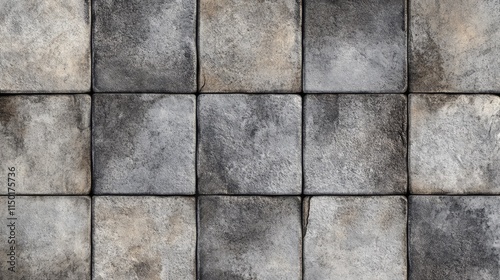 Wallpaper Mural seamless grey tiles texture Torontodigital.ca