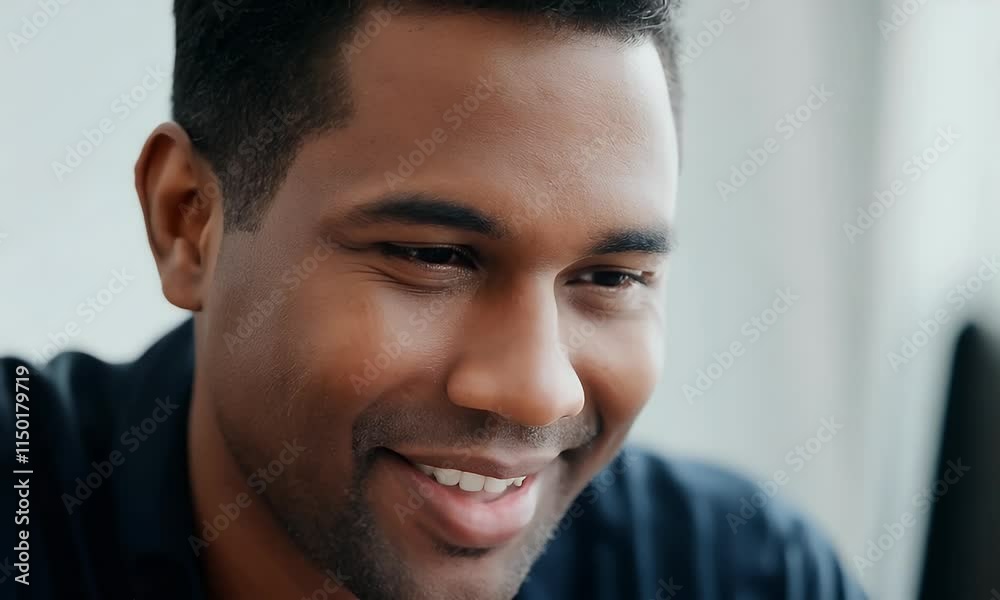 Joyful Man Smiling, Portrait Photography Joyful Man Smiling, Portrait Photography