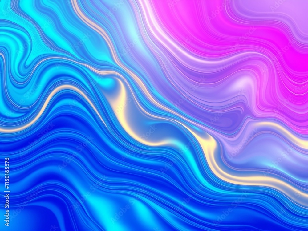 Abstract Fluid liquid Texture with Gradient Waves smooth background Abstract Fluid liquid Texture with Gradient Waves smooth background