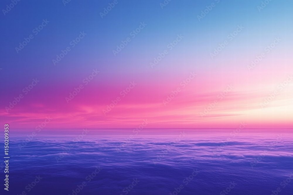 Obraz premium Above the Clouds at Sunset