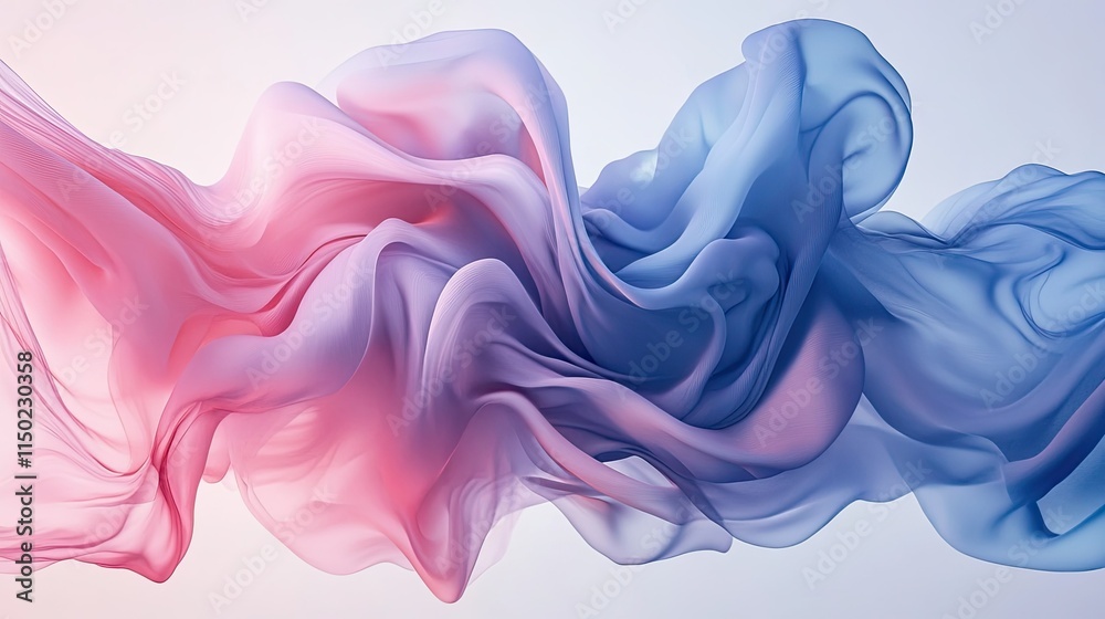 Smooth, liquid-like gradient forms in blue and pink tones, blending seamlessly in an ethereal, abstract composition. Smooth, liquid-like gradient forms in blue and pink tones, blending seamlessly in an ethereal, abstract composition.