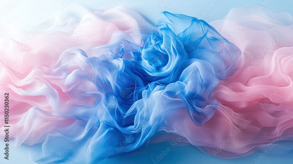 Smooth, liquid-like gradient forms in blue and pink tones, blending seamlessly in an ethereal, abstract composition. Smooth, liquid-like gradient forms in blue and pink tones, blending seamlessly in an ethereal, abstract composition.