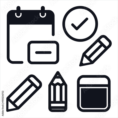 set of icons