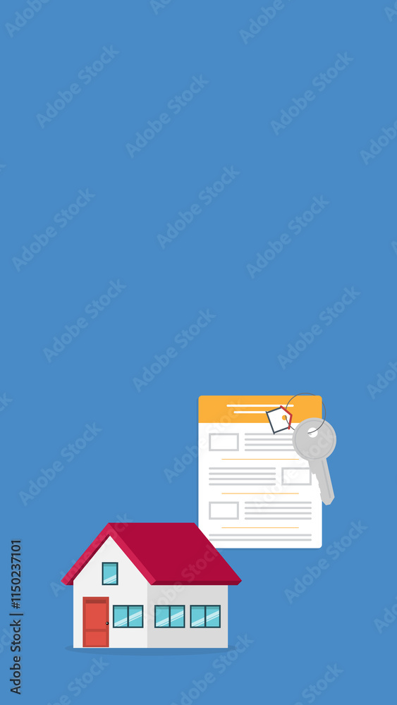 custom made wallpaper toronto digitalHouse contract . Buy or rent . Real estate document, mortgage documents.