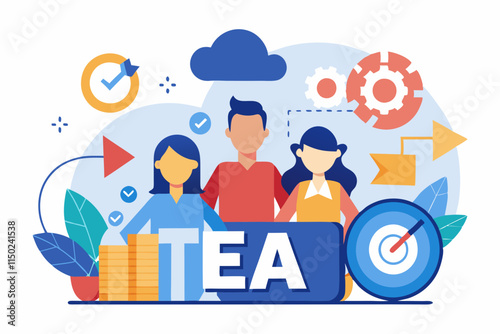 The power of collaboration in action. This image captures a team focused on a shared objective, emphasizing the importance of teamwork