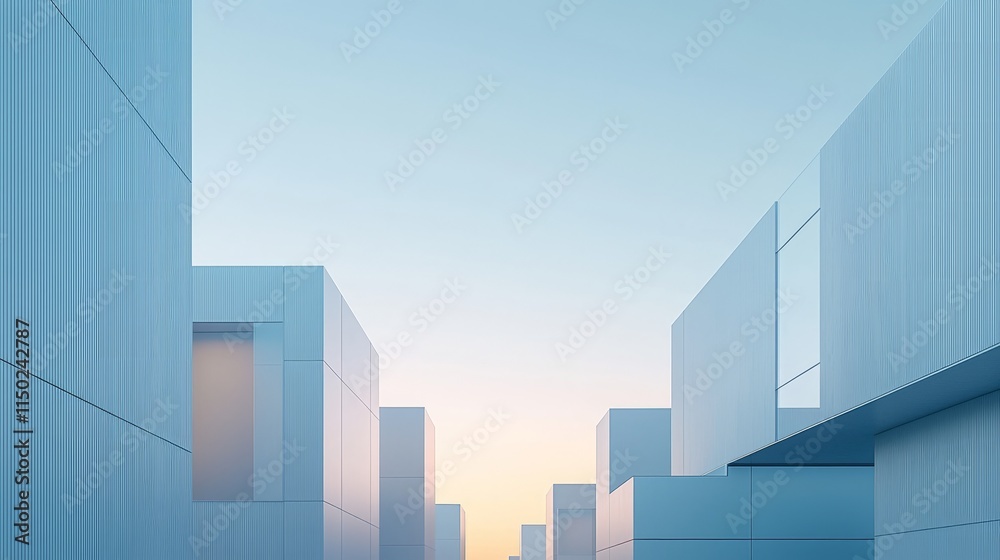 Modern Architectural Design with Minimalist Aesthetic Modern Architectural Design with Minimalist Aesthetic