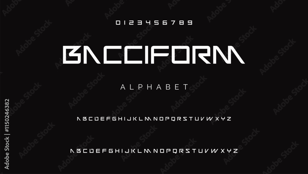 Creative font. Modern abstract digital tech font. Logo creative font, type, technology, movie, digital, music, movie. Fonts and illustration in vector format. Creative font. Modern abstract digital tech font. Logo creative font, type, technology, movie, digital, music, movie. Fonts and illustration in vector format.