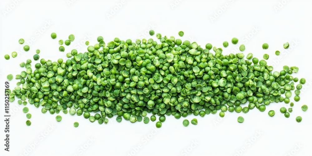 Green pea vegetable, many angles and view side top front cluster pile group isolated on white background cutout, Mockup template for artwork graphic design Green pea vegetable, many angles and view side top front cluster pile group isolated on white background cutout, Mockup template for artwork graphic design