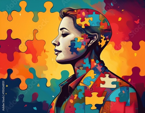 Generated image Autism day- fostering understanding, embracing diversity, and promoting inclusivity