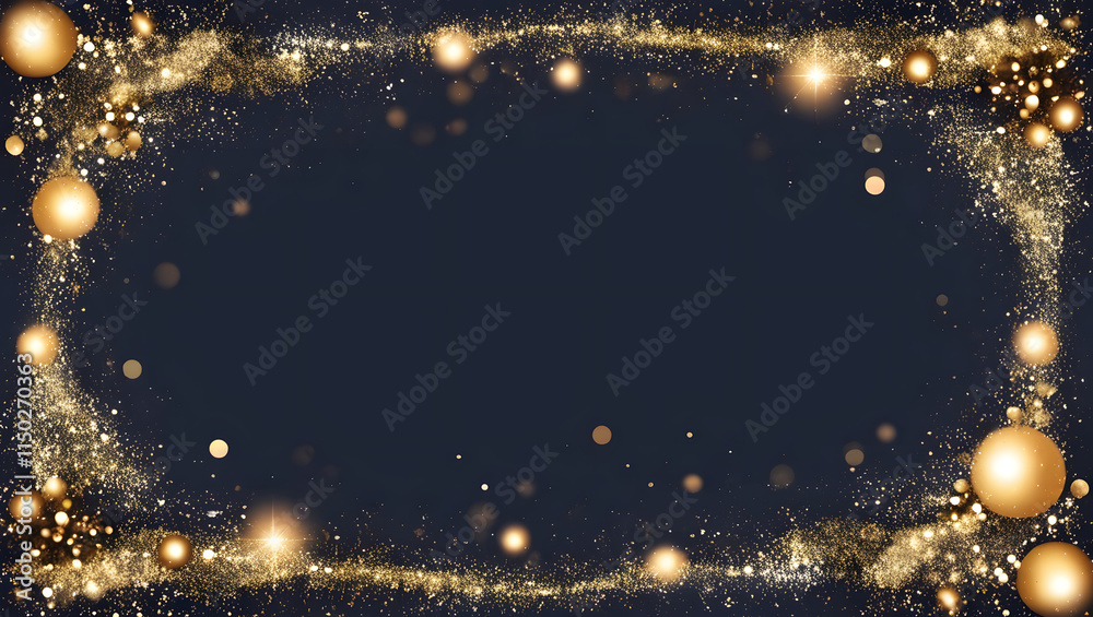 Naklejka premium christmas background with stars