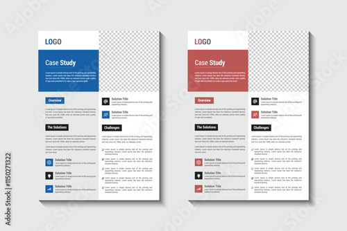 Corporate Business Case Study Flyer Design 