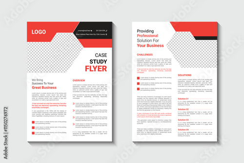 Corporate Business Case Study Flyer Design 