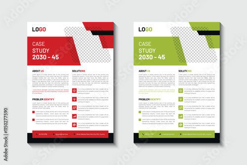 Corporate Business Case Study Flyer Design 