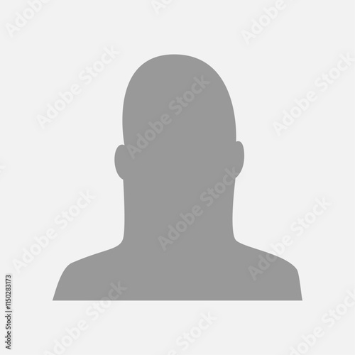 Vector flat illustration. Icons of man and woman. Avatar, user profile, person icon, profile picture. Suitable for social media profiles, icons, screensavers and as a template. Business concept.