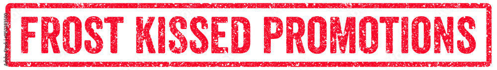 Frost Kissed Promotions Stamp Transparent Seal, Red Grunge Frost Kissed Promotions Word Rubber Stamp Seal Frost Kissed Promotions Stamp Transparent Seal, Red Grunge Frost Kissed Promotions Word Rubber Stamp Seal
