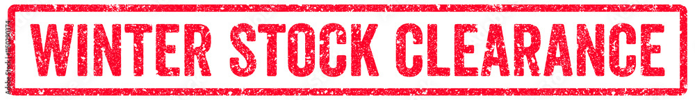 Winter Stock Clearance Stamp Transparent Seal, Red Grunge Winter Stock Clearance Word Rubber Stamp Seal Winter Stock Clearance Stamp Transparent Seal, Red Grunge Winter Stock Clearance Word Rubber Stamp Seal