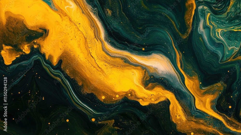Liquid paint mixing in mesmerizing swirls Liquid paint mixing in mesmerizing swirls
