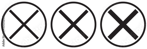 Vector cross multiply close remove mark icon. Perfect for app and web interfaces, photo