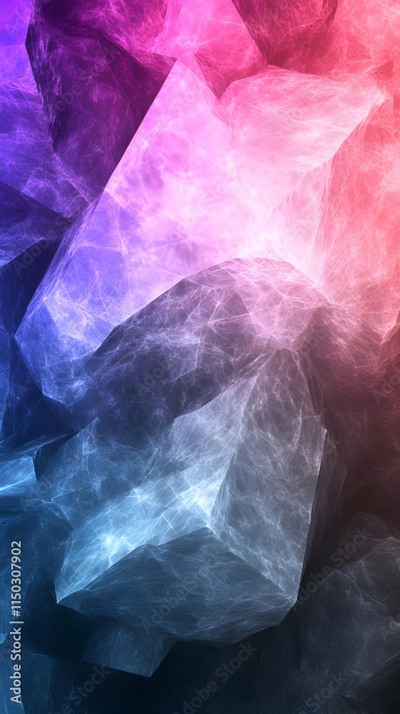 Obraz premium Abstract Crystal Background Image