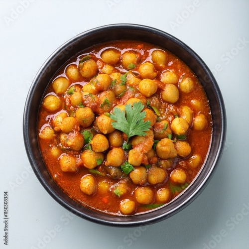 Wallpaper Mural Generated image choley, chole masala or chana an indian food made of chickpeas, Indian food Torontodigital.ca