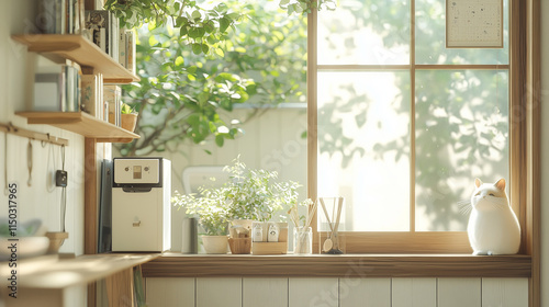 Cozy Windowsill:  Sunlight ...