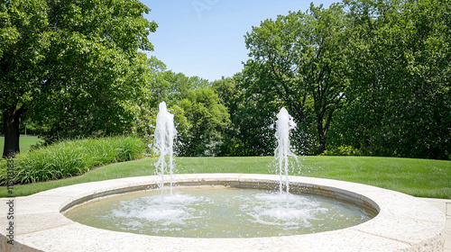 Serene Garden Fountain: Twi...