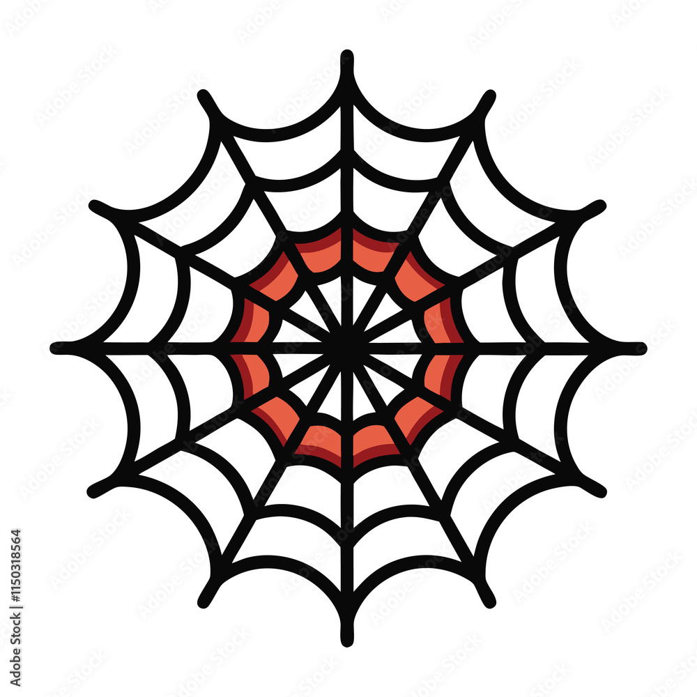 black and red spider web vector illustration black and red spider web vector illustration