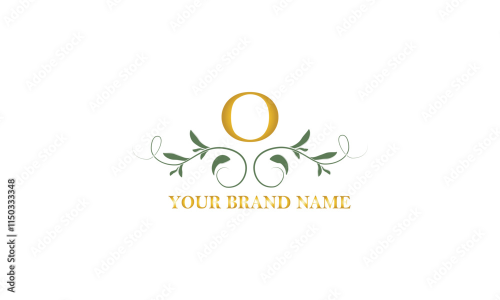 Logo design for hotel, restaurant and other business. Luxury badge with letter O Logo design for hotel, restaurant and other business. Luxury badge with letter O