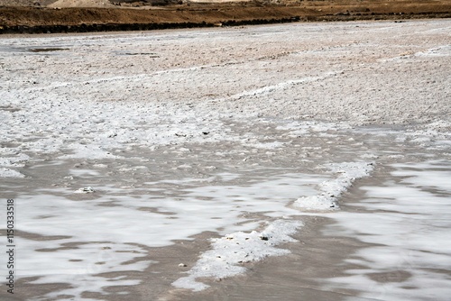 salt production at Lake Afrera in the Ethiopian Afar region photo