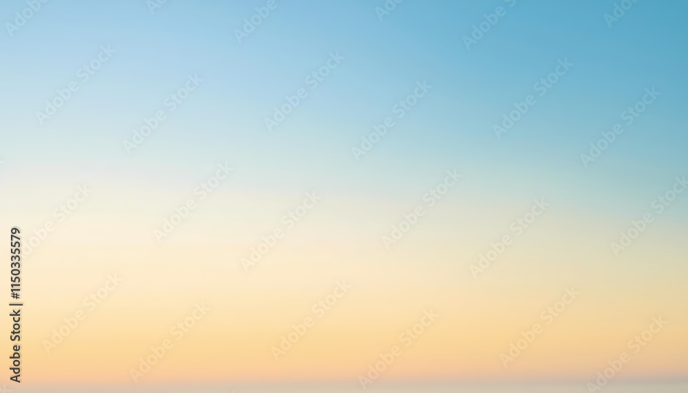 Fototapeta premium Soft Pastel Sky Gradient Sunrise Sunset Background Texture Color Design Abstract W
