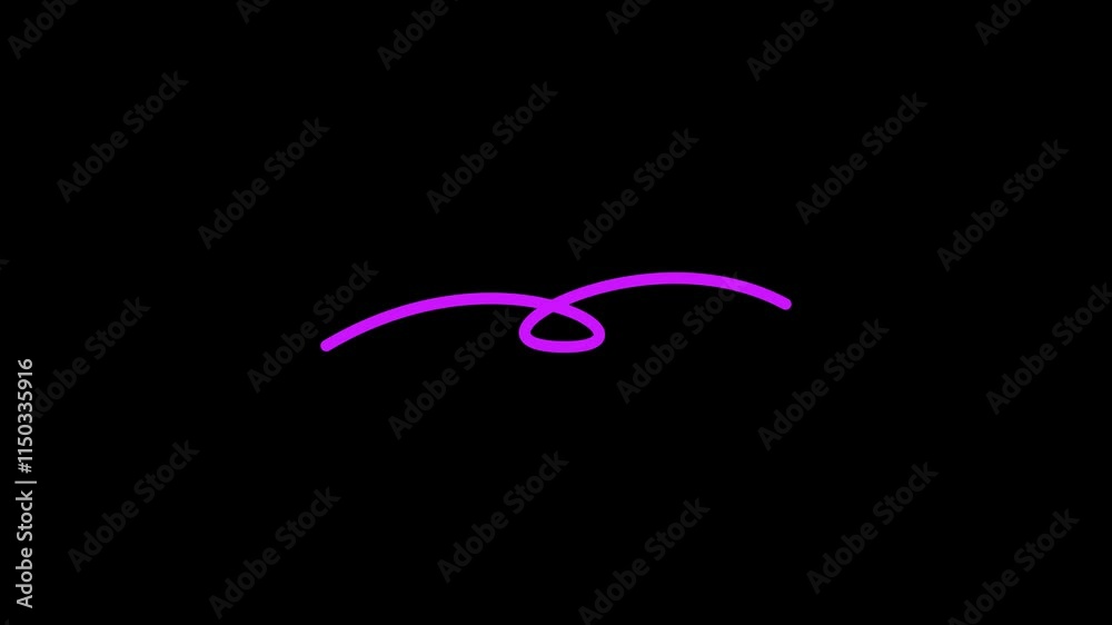 Curve line swoosh Animation Curve line swoosh Animation