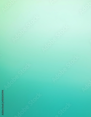 Teal Gradient Background  Abstract Smooth Transition  Soft Pastel Color  Light Green to Tu