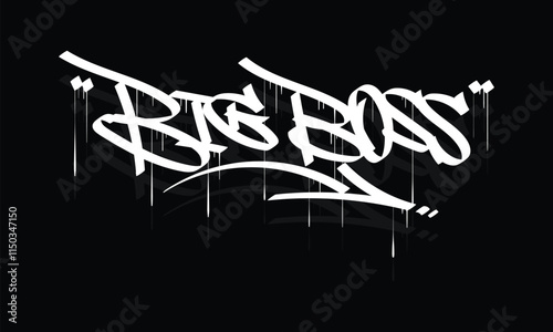 BIG BOSS graffiti tag style design