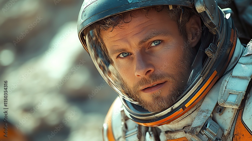 An astronaut, wearing a helmet and suit, explores a distant planet, embarking on a space exploration mission to uncover the secrets of the universe An astronaut, wearing a helmet and suit, explores a distant planet, embarking on a space exploration mission to uncover the secrets of the universe