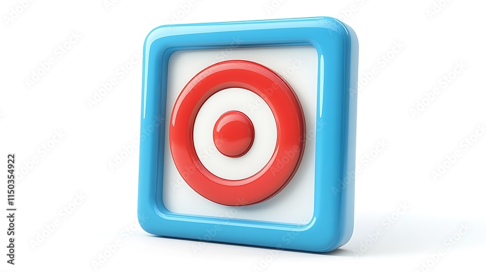 Target icon digital design graphic concept clean background static Target icon digital design graphic concept clean background static