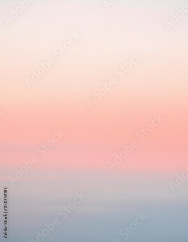 Soft Pastel Sky Gradient  Pink  Peach  and Gray Hues at Dawn or Dusk