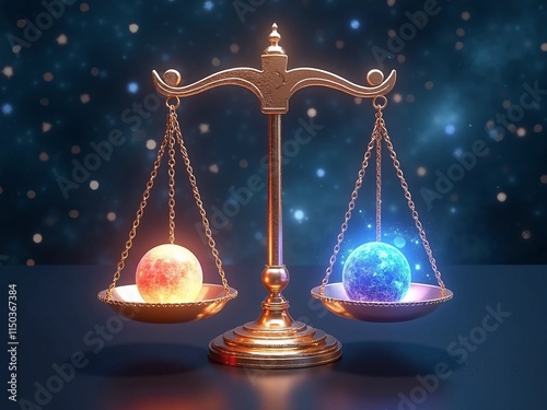Libra (The Scales) zodiac sign photo