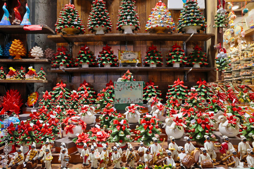 Canvastavla Shop in San Gregorio Armeno, the famous Christmas gift street in Naples - Italy