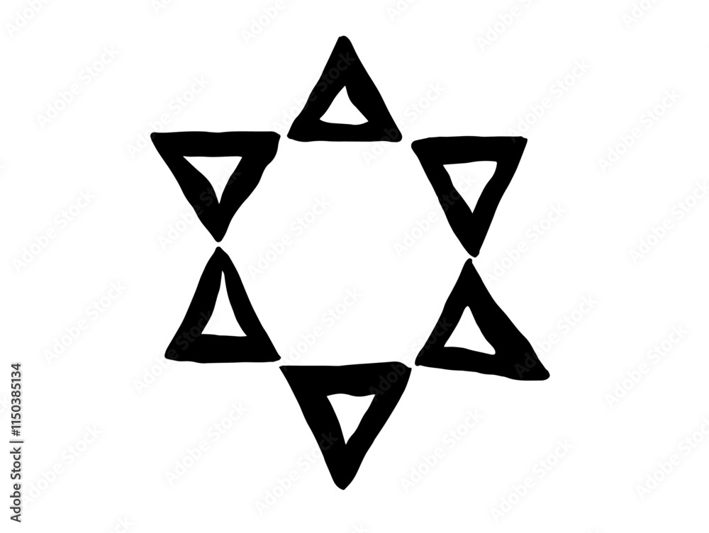 Star of David, hand made Star of David, hand made